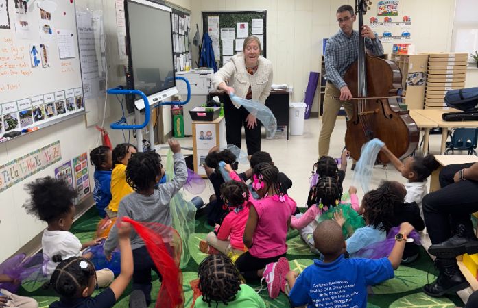   Pre-K students had an unforgettable day filled with music and joy